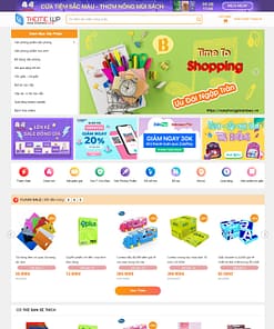 thiet ke website ban sach