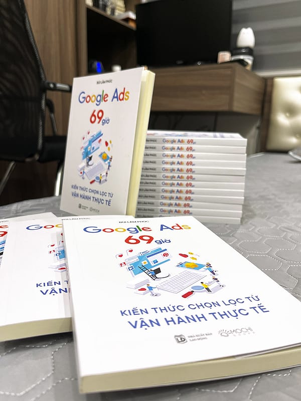 Sách Google Ads được viết bởi Lâm Phúc Digital Marketing