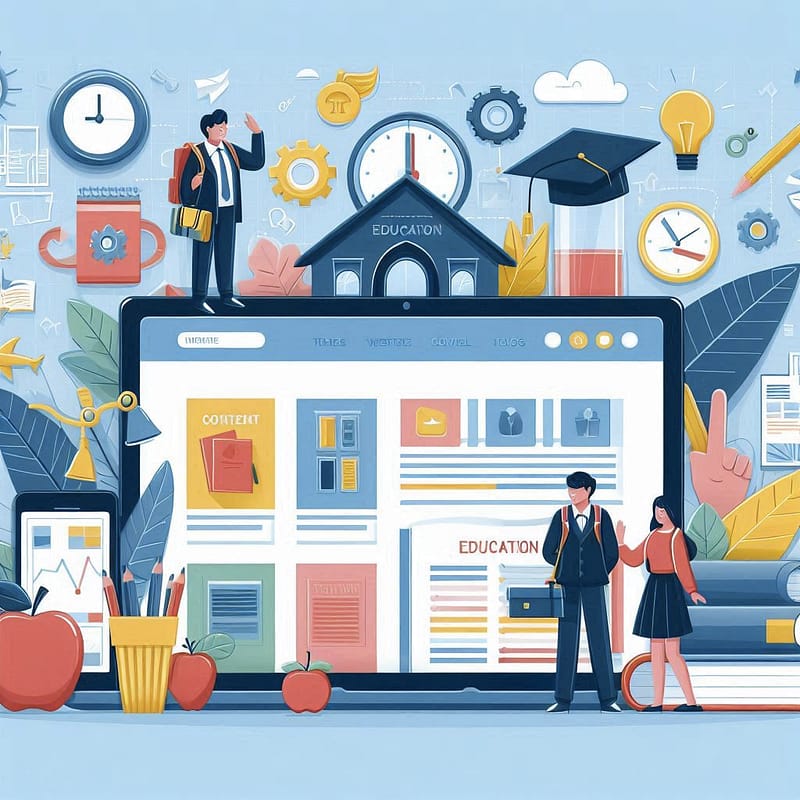 thiết kế website giáo dục