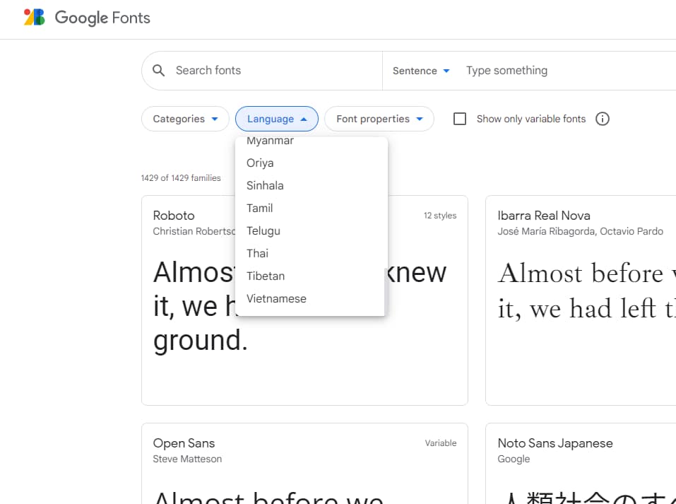 sửa lỗi font wordpress
