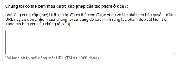 Gửi liên kết nội dung gốc (Báo cáo bài viết sao chép nội dung)