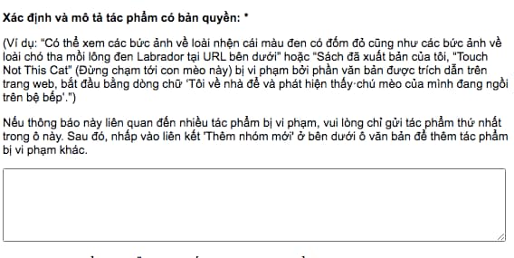 Gửi liên kết nội dung gốc (Báo cáo bài viết sao chép nội dung)